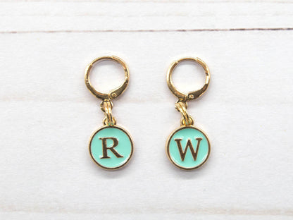 Teal Right Wrong Side | Stitch Markers