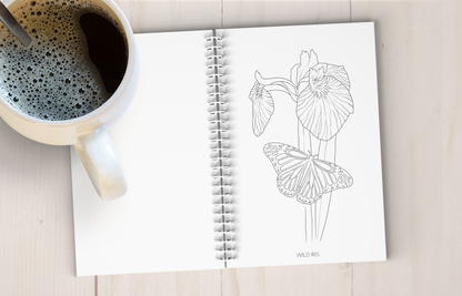 Floral Alaska Art Coloring Book