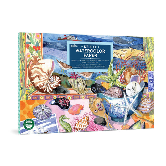 Seashells Watercolor Cold Press Watercolor Paper