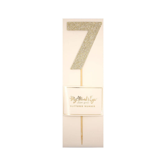 Basic Glitter Number 7