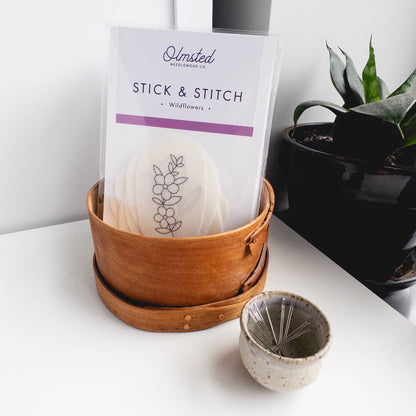 Wildflower Stick and Stitch Embroidery Patterns