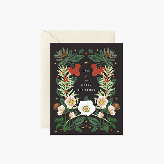 CHRISTMAS ROSE | greeting card