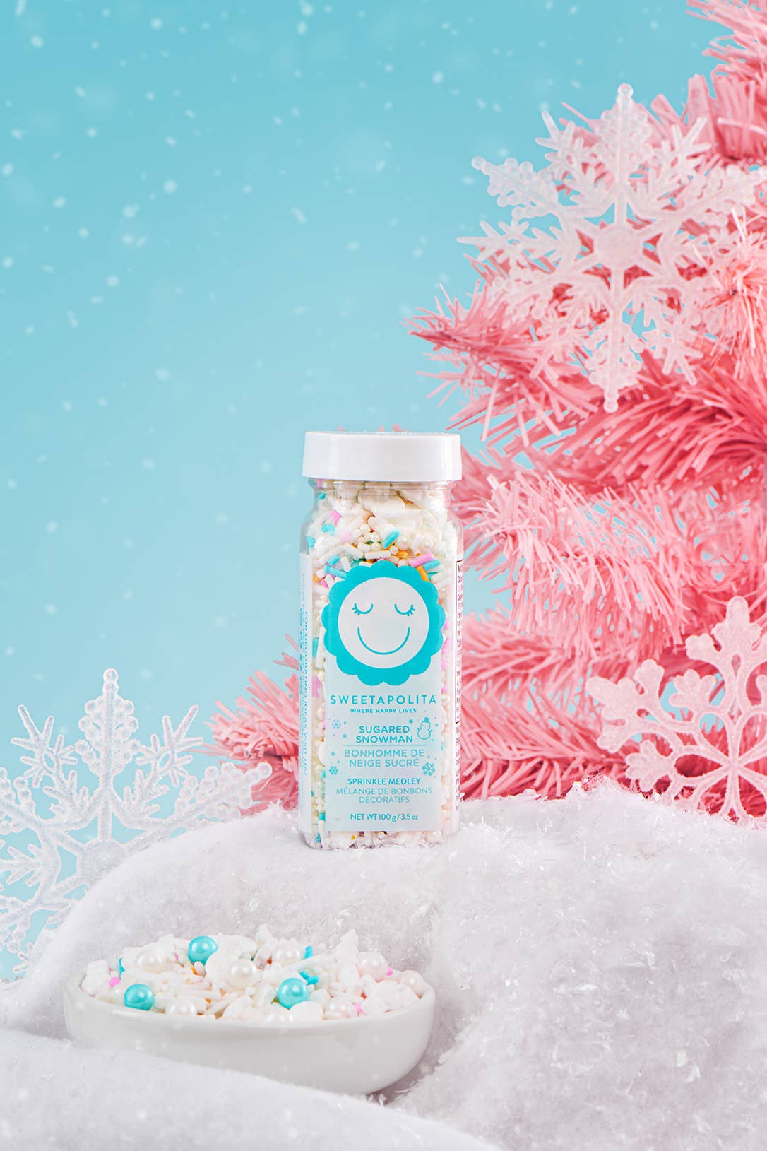 SUGARED SNOWMAN SPRINKLE MEDLEY 4oz Bottle