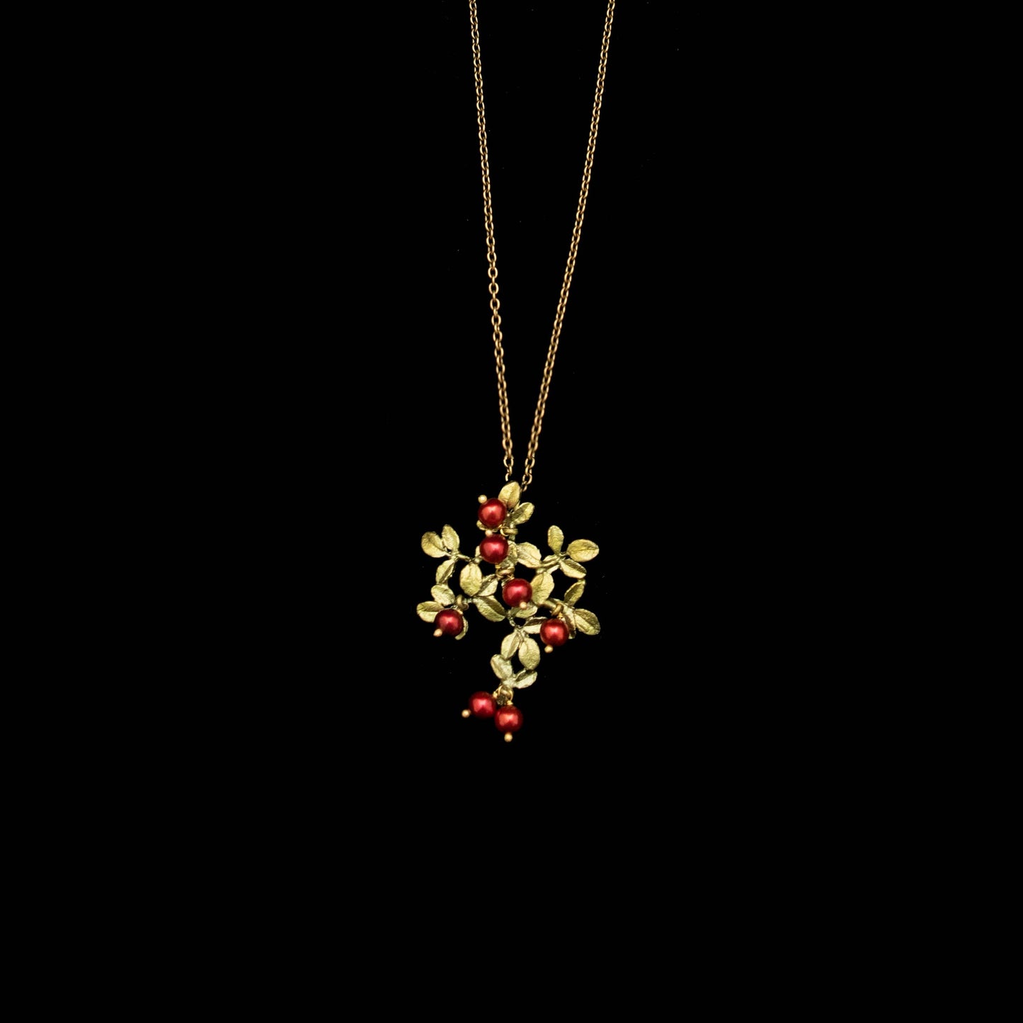 Cranberry Pendant - 16" Adj.