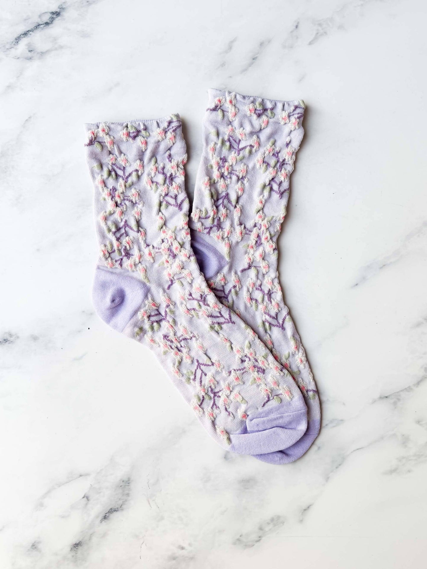 Women's Spring Blossoms Casual Socks