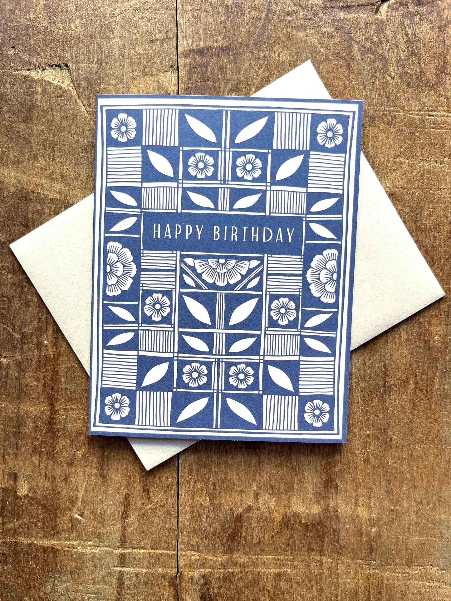 "Happy Birthday," Greeting Card
