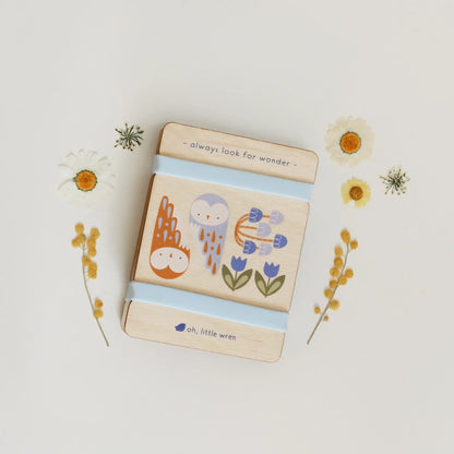 Little Nature Press - Mini Wooden Flower Press - Owl Design