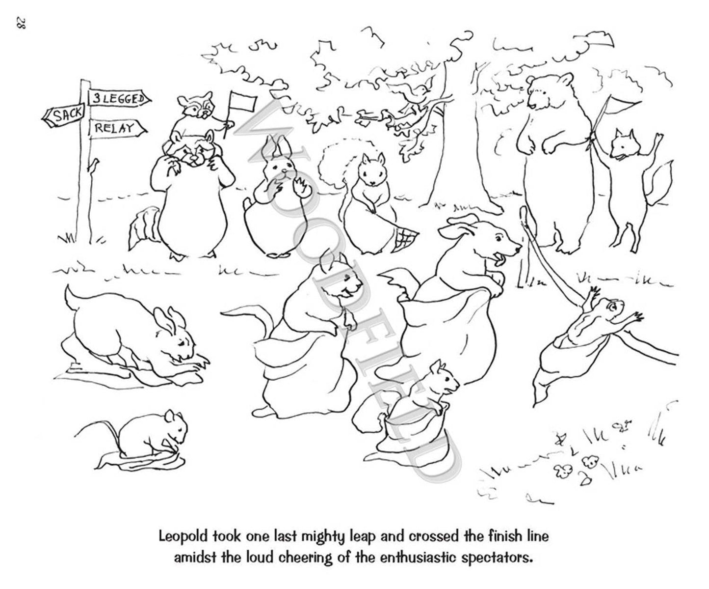 Tales from Woodfield Coloring Book