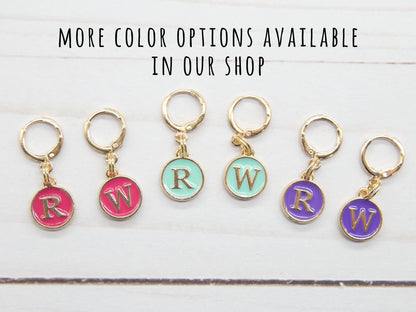 Teal Right Wrong Side | Stitch Markers