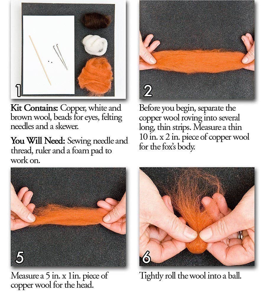 Red Fox Felting Kit