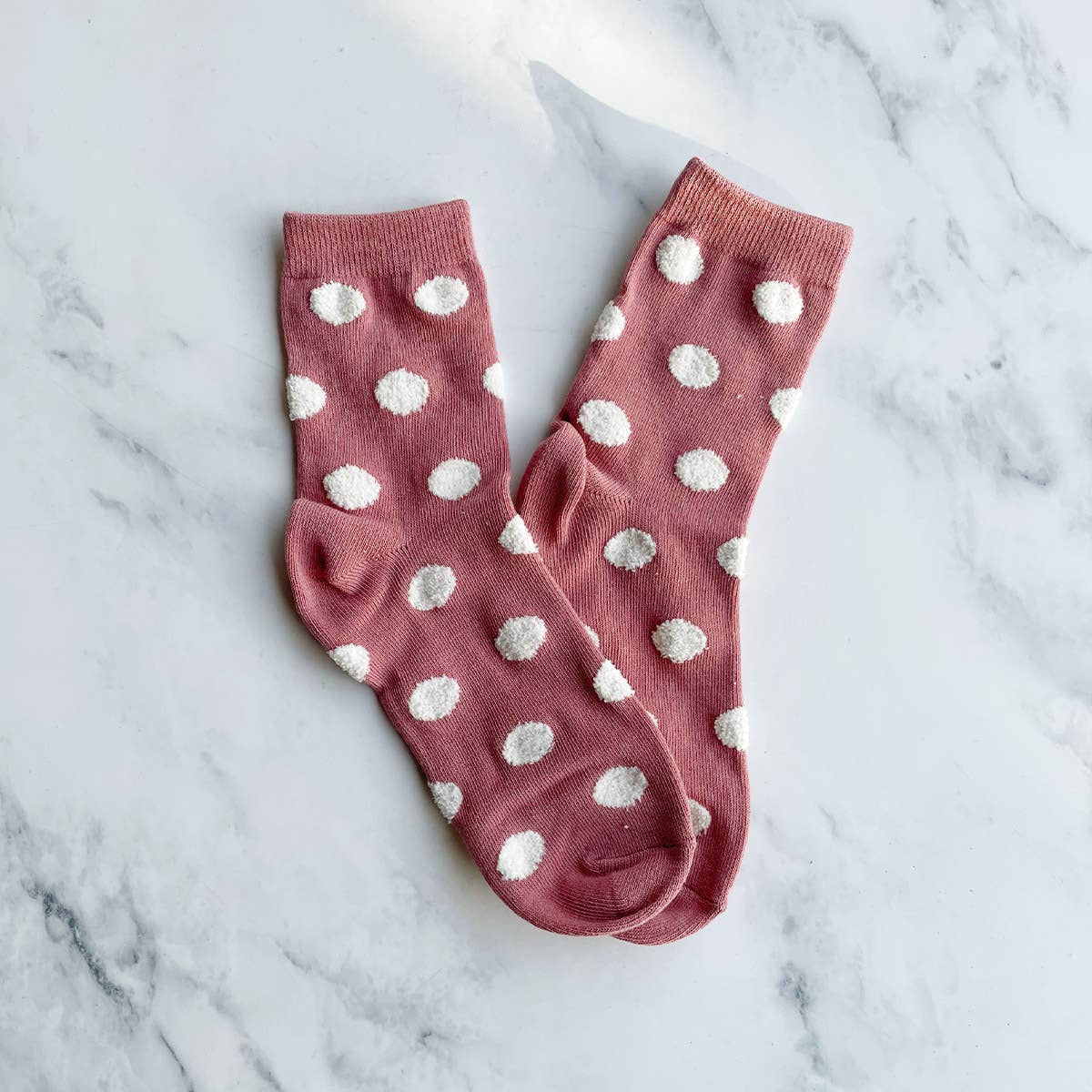 Women's Polka Dots Puff Casual Socks