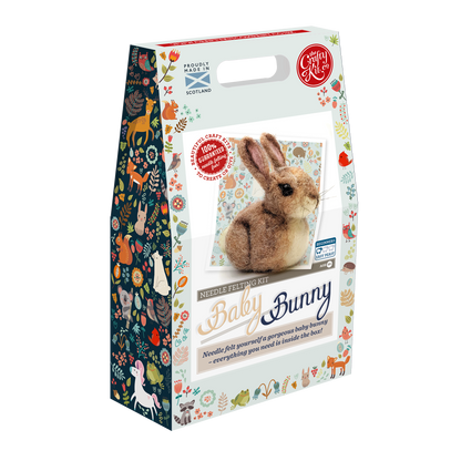 Baby Bunny Needle Felting Craft Kit