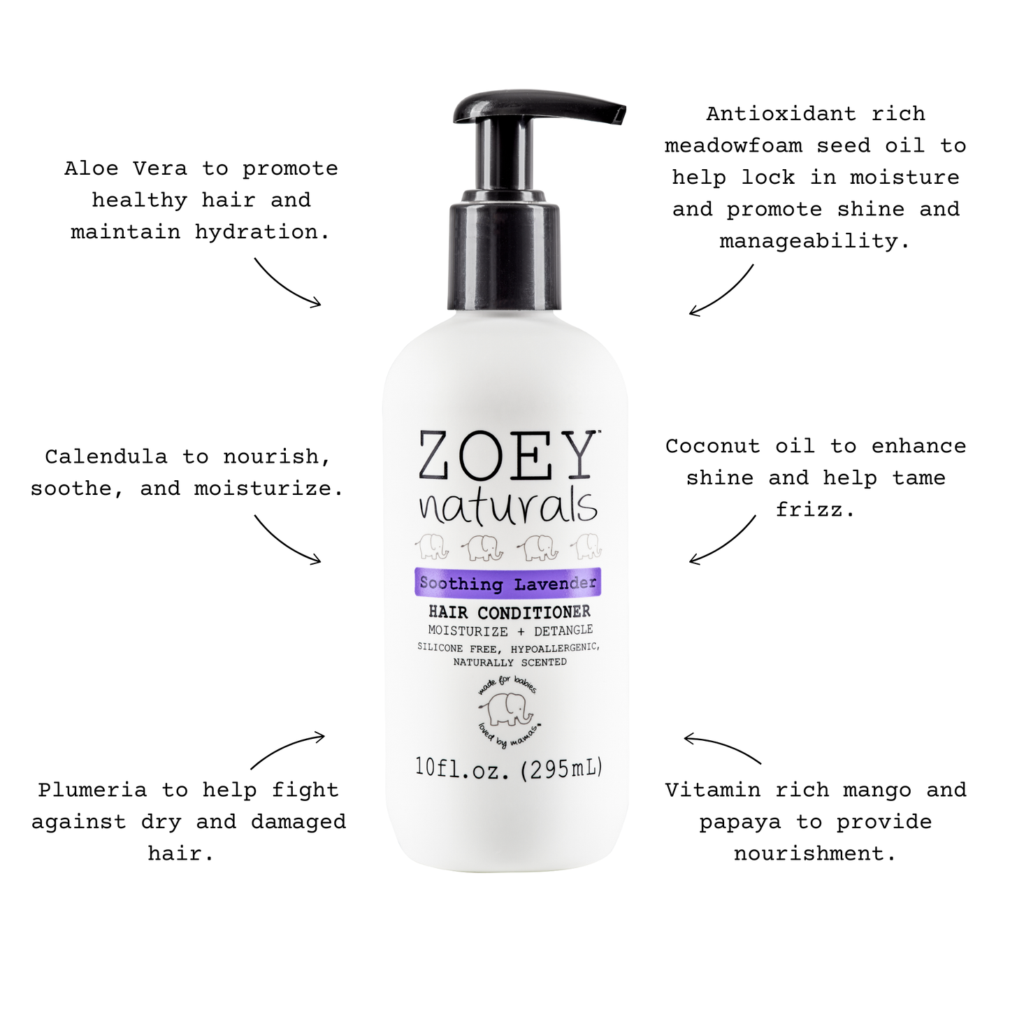 Soothing Lavender Hair Conditioner - 10oz