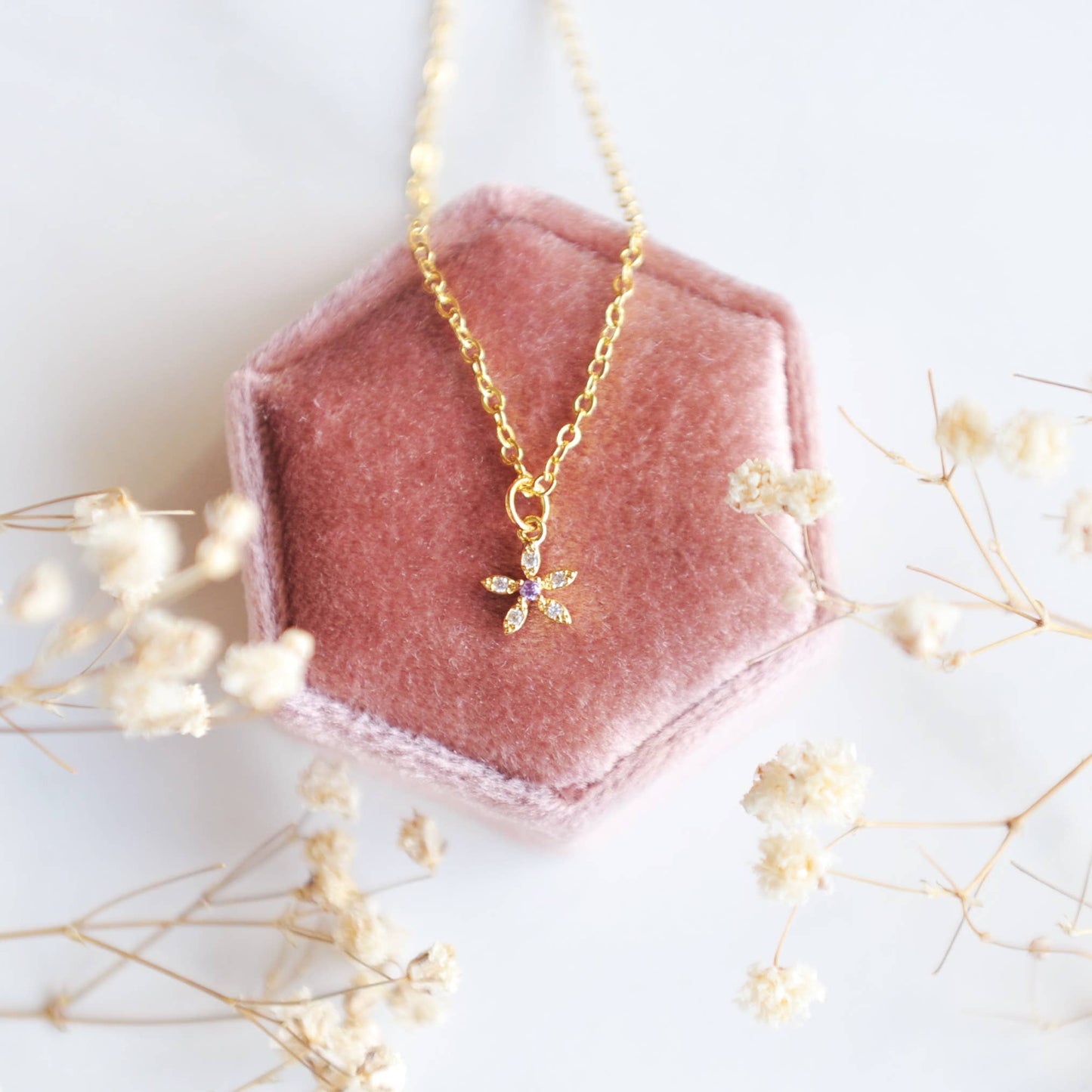 WILD FLOWER, Dainty, Whimsical Necklace