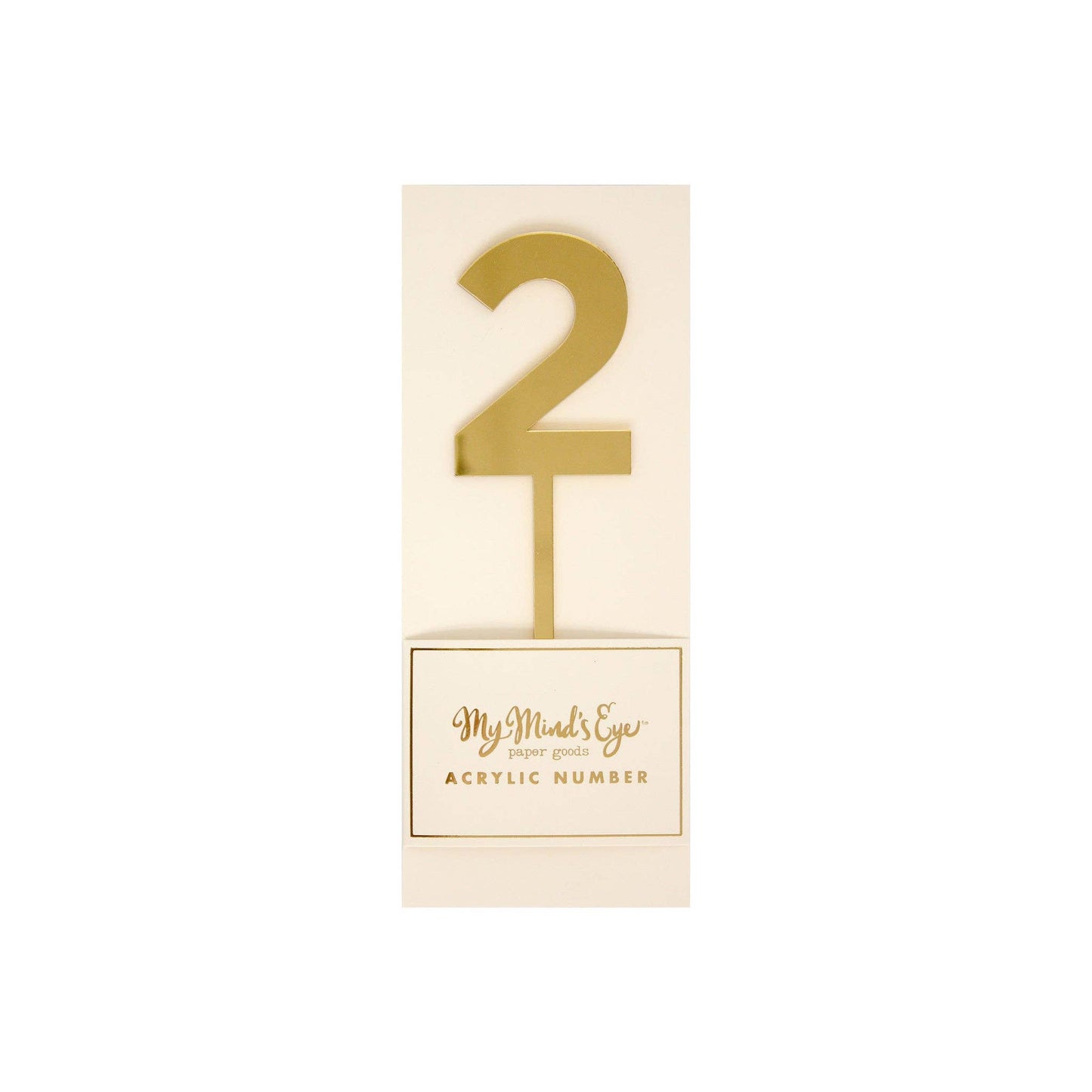 Basic Gold Acrylic Number 2