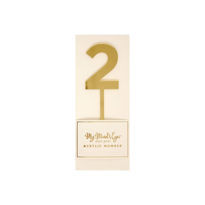 Basic Gold Acrylic Number 2