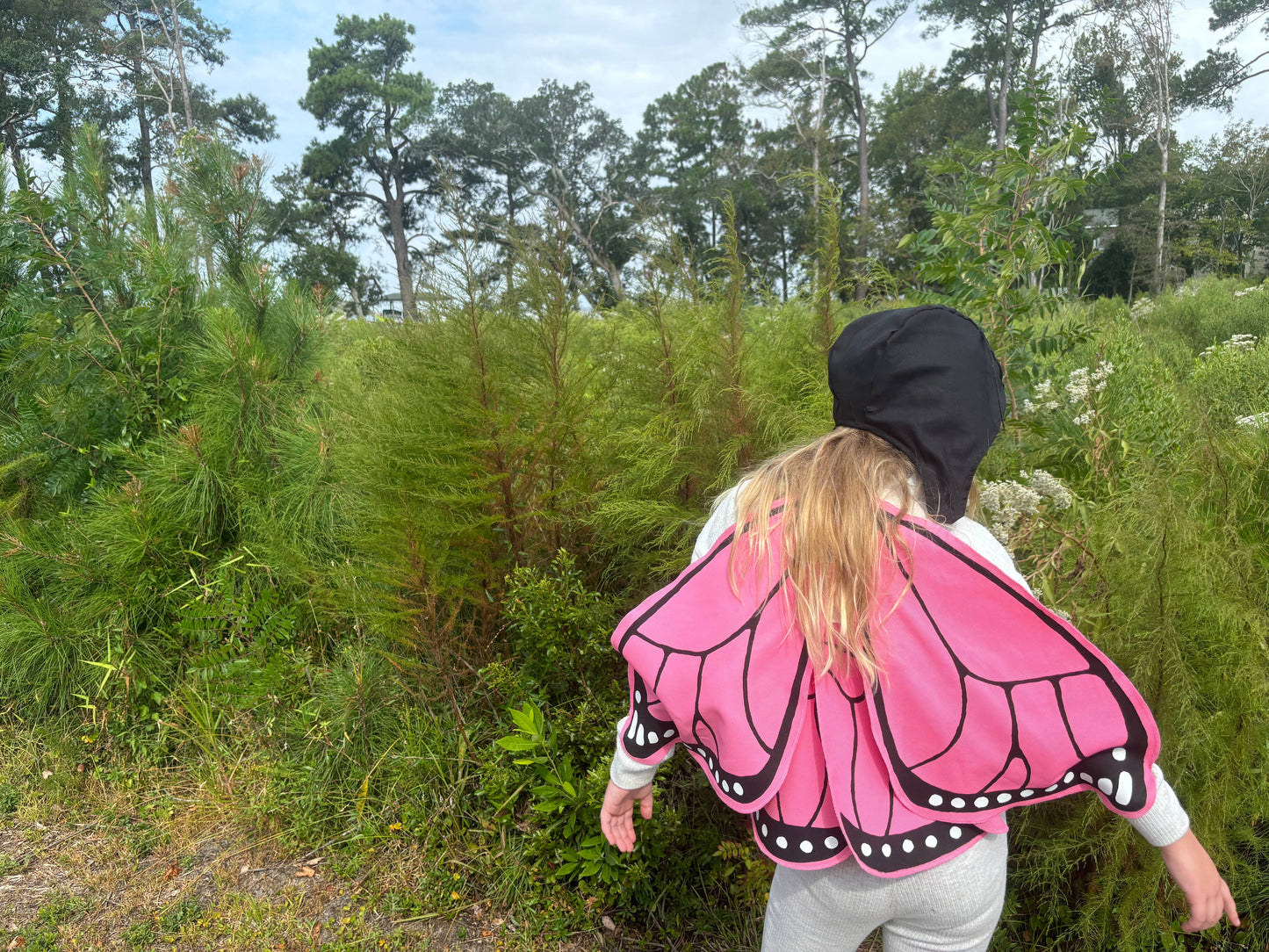 Pink Monarch Butterfly Costume Wings
