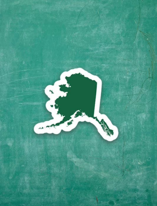 Green State of Alaska - Tiny Viny Sticker