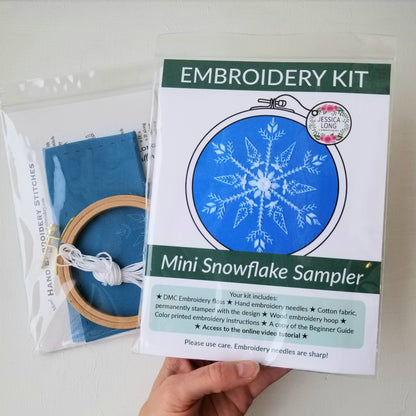 Mini Snowflake Sampler Handmade Ornament Kit