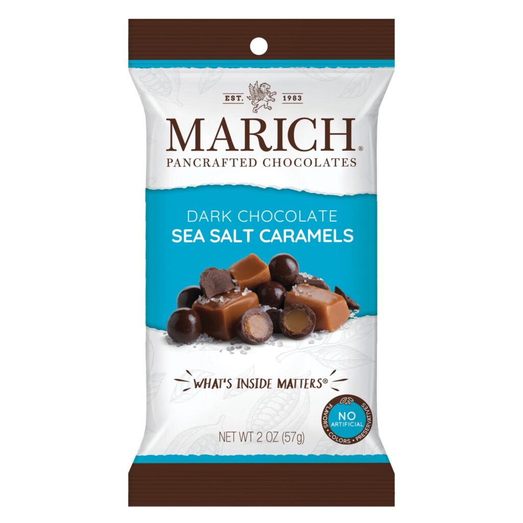 DARK CHOCOLATE SEA SALT CARAMELS