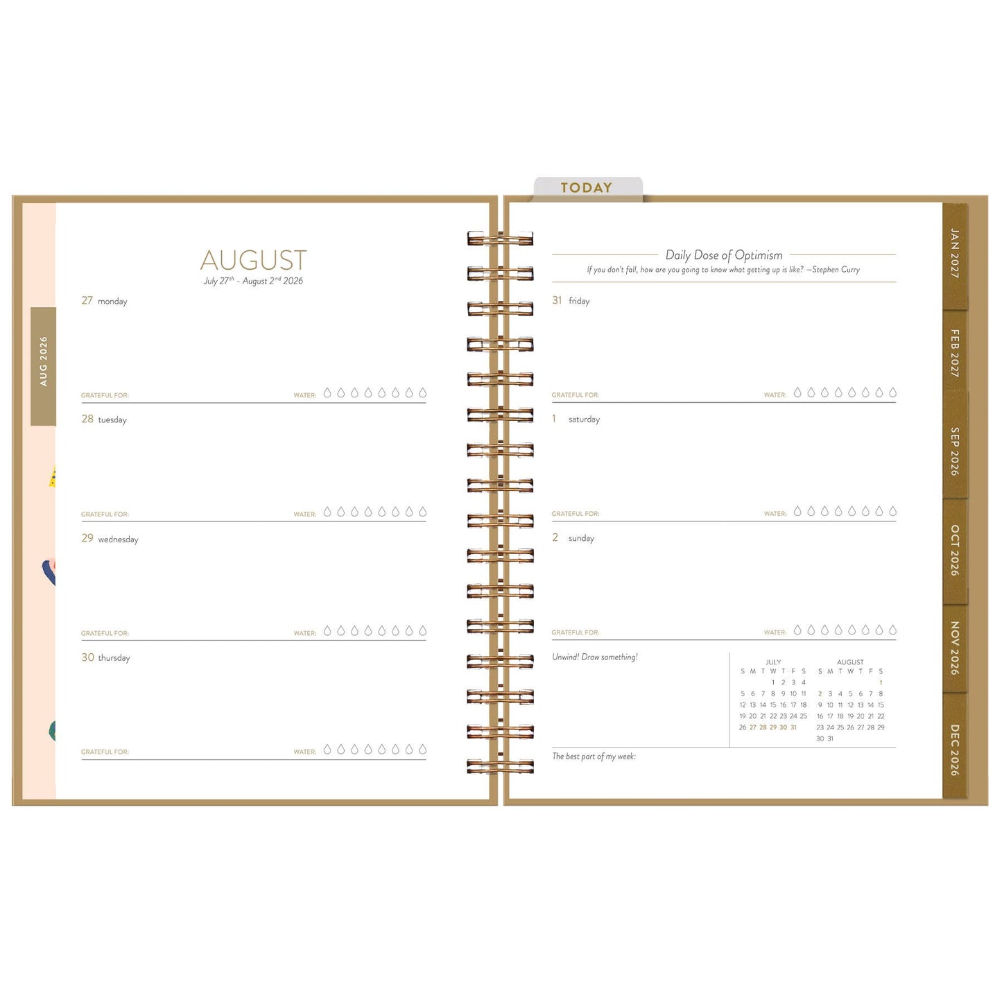 2026-2027 Butterfly Beauties Seedlings 17 Month Planner