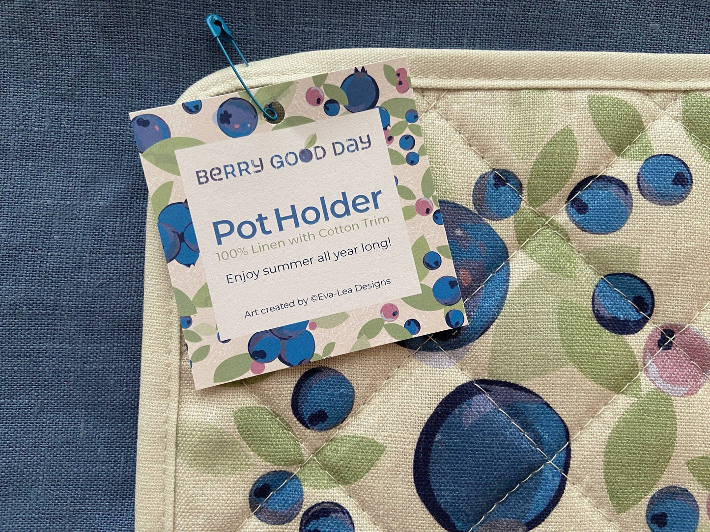 Very Berry Blueberry Pot Holder