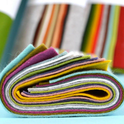 Felt Bundle of 10 Sheets - 12 themes