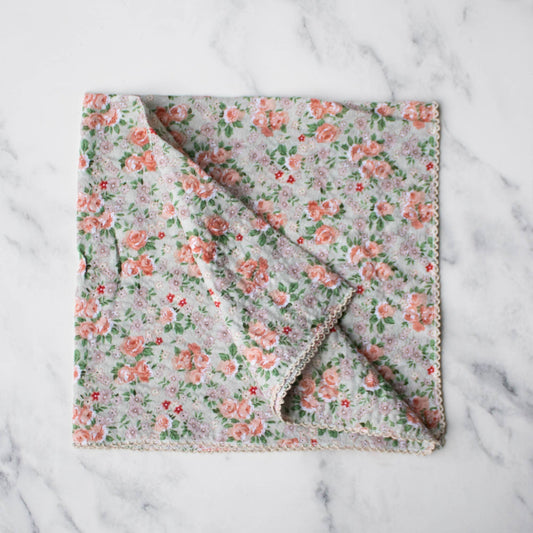 Rose Garden Cotton Scarf
