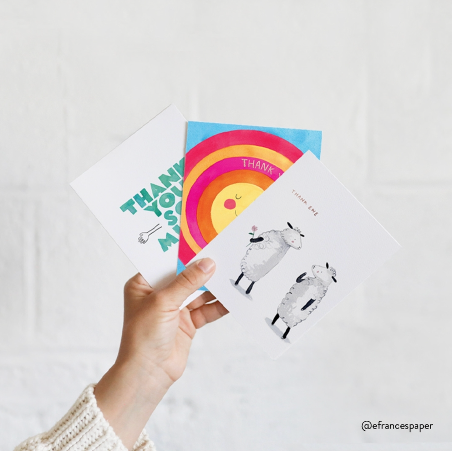 Teacher Pencils Thank You Greeting Card