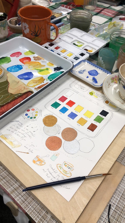 Introduction to Net Loft Watercolor Journaling Sessions | Orientation Registration