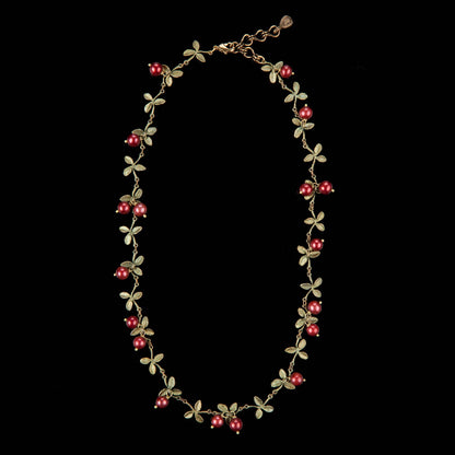 Cranberry Necklace - 16" Adj.