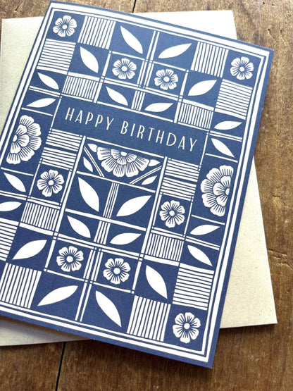 "Happy Birthday," Greeting Card
