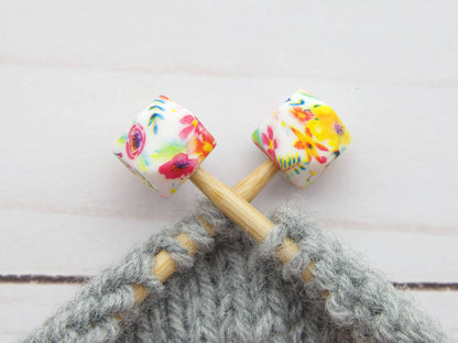 Bright Blossom Hexagon | Stitch Stoppers