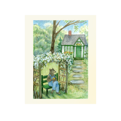 Bernard's Morning Tea Notecard