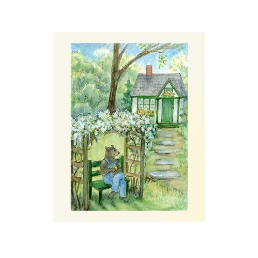 Bernard's Morning Tea Notecard