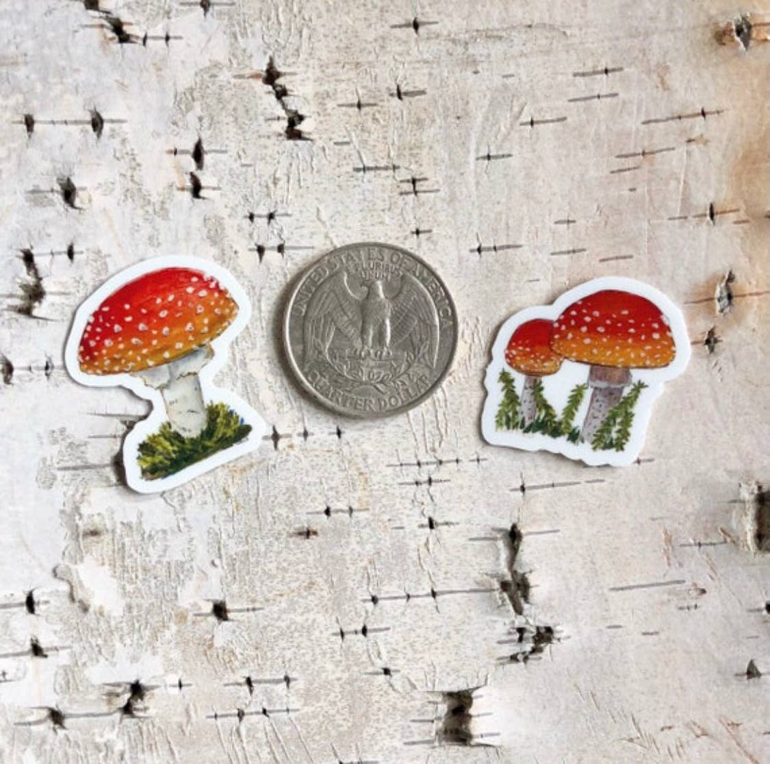 Mini Mushroom Stickers