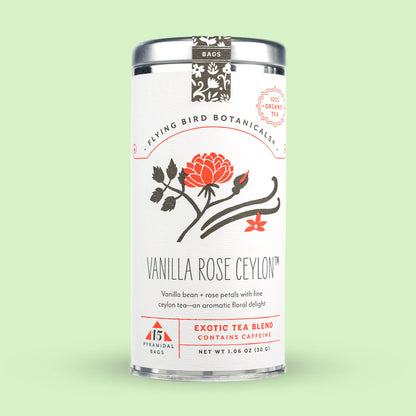 Vanilla Rose Ceylon – 15 Tea Bag Tin