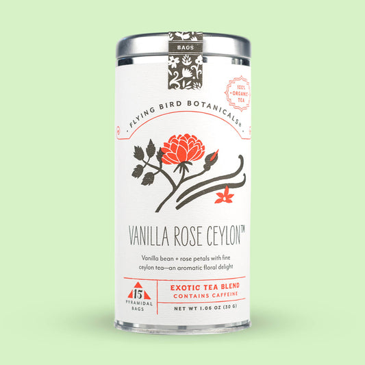 Vanilla Rose Ceylon  – 15 Tea Bag Tin