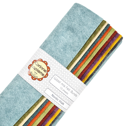 Felt Bundle of 10 Sheets - 12 themes
