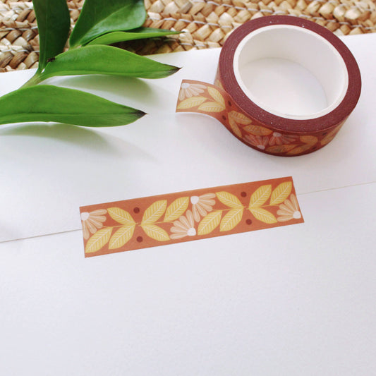 Washi Tape | Floral Themed | Golden hour flowers