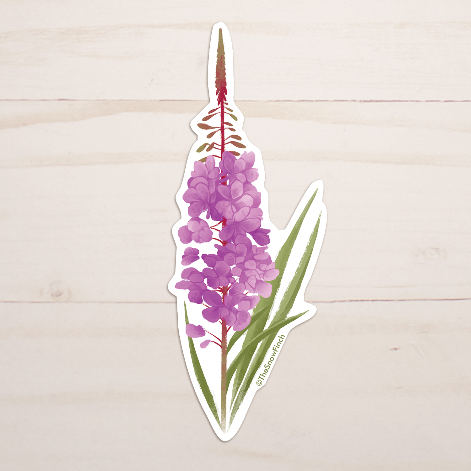 Burweeed Sticker Fireweed Sticker – The Net Loft
