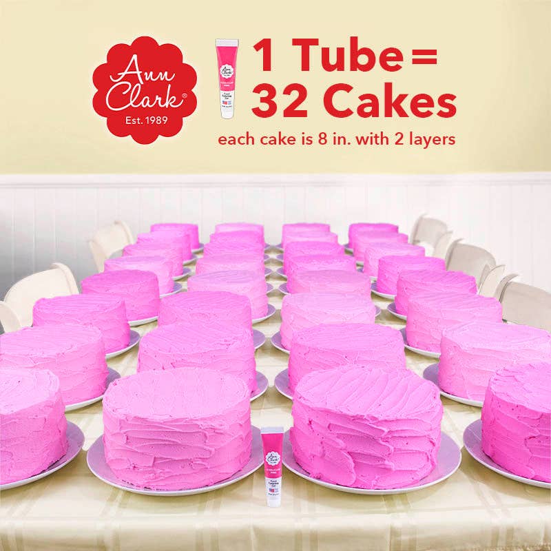 Ann Clark Food Coloring Gel 12-Pack