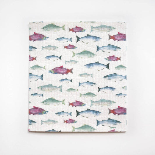 Salmon Sponge Cloth - Eco Friendly Cellulose Dish Cloth