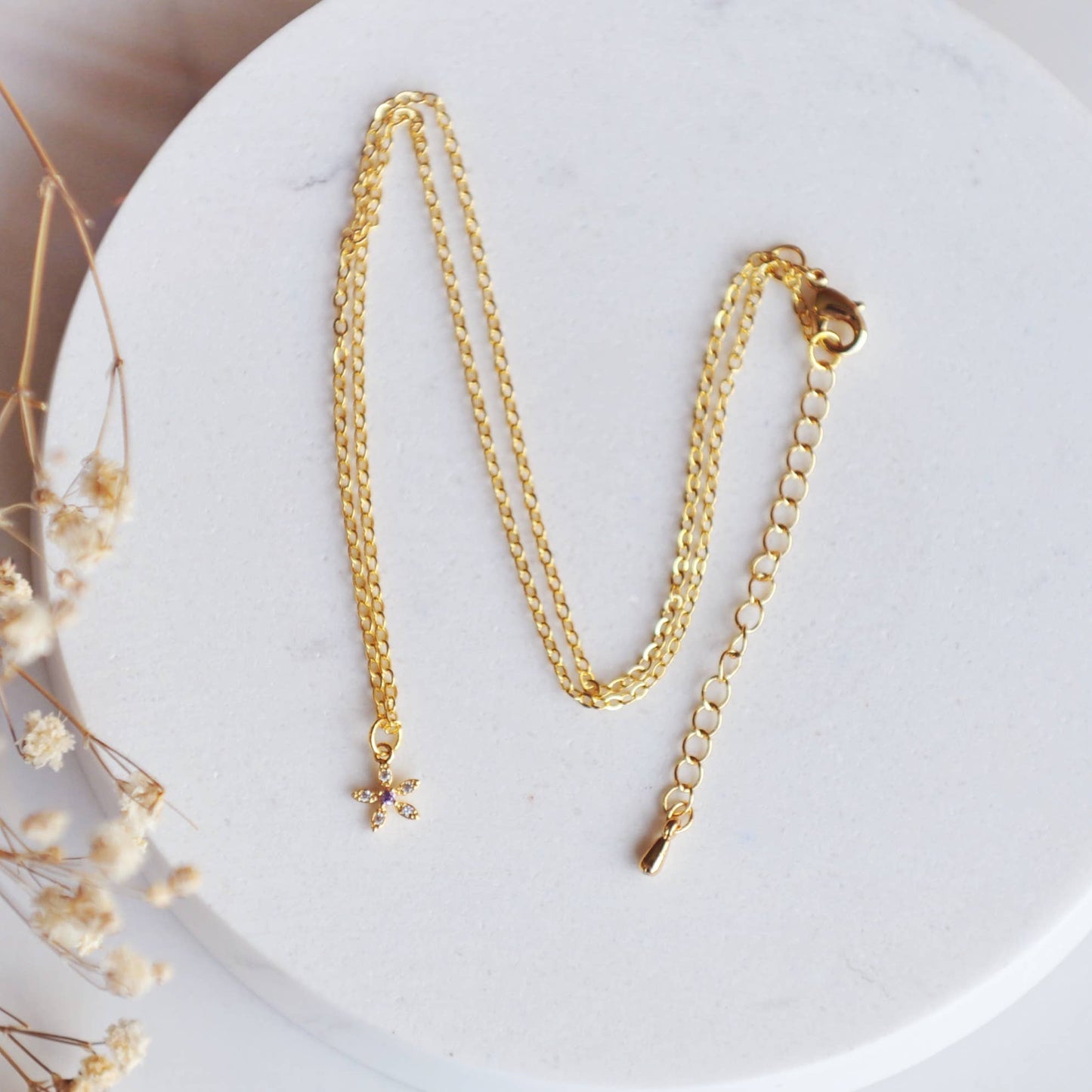 WILD FLOWER, Dainty, Whimsical Necklace