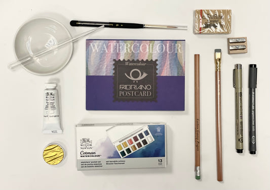 Net Loft Cotman Colors Watercolor Journaling Kit
