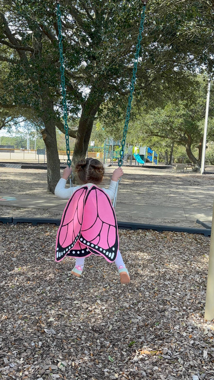 Pink Monarch Butterfly Costume Wings