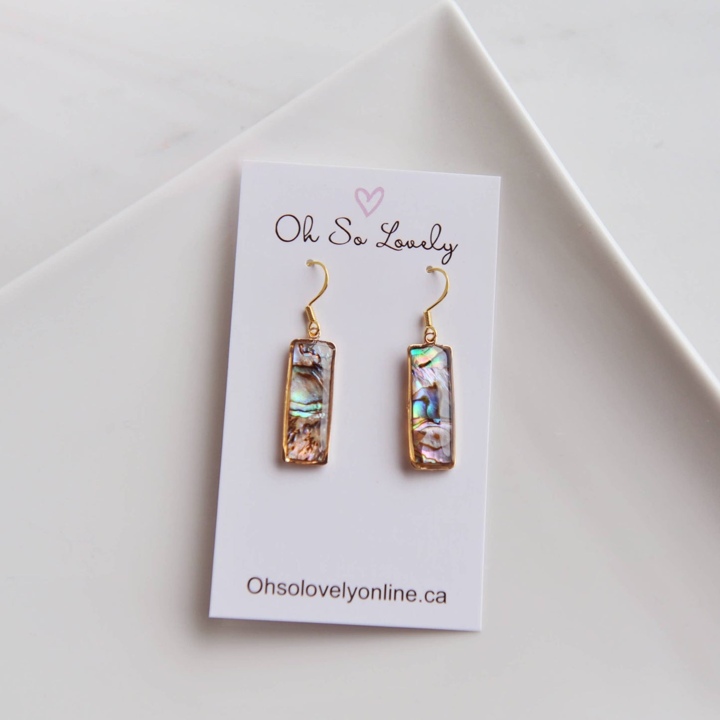 MABEL, Abalone Earrings