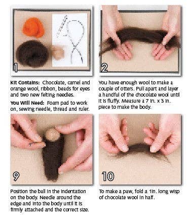Sea Otter Felting Kit