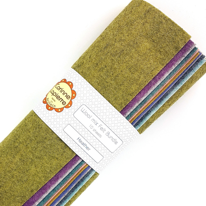 Felt Bundle of 10 Sheets - 12 themes