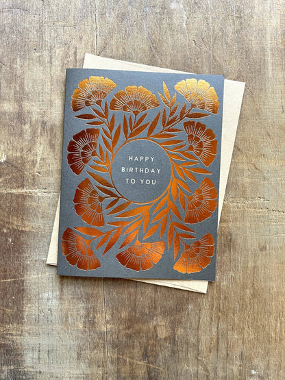 "Happy Birthday to You," Greeting Card